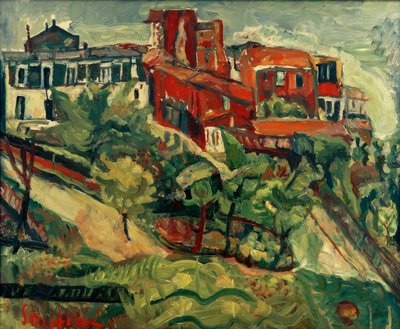 Ch. Soutine, Casas rojas de Chaim Soutine